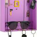 Key Holder Wall Mount, Friends TV Show Merchandise, Cute Key Hooks for Wall, Key Mail Organizer for Home Room Office Decor, Purple Handmade Key Hanger Gifts for Women Friends Lovers