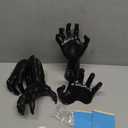 Halloween Decor Indoor, 4 Packs Creepy Reaching Hands with LED Candles, Life-Sized Gothic Wall Decor for Horror, Spooky Halloween Decorations for Home, Party, Goth & Dark Academia Style