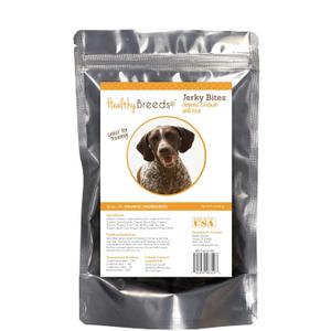 Healthy Breeds German Shorthaired Pointer Jerky Bites Chicken & Rice Recipe Dog Treats 5 oz, EXP 10/2025