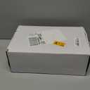 BATH FAMOLI LED Bathroom Sink Faucet, Tall Vessel Sink Faucet, Waterfall Single Handle 1 Hole and 2 Water Supply Lines, Brass Faucet with Open Glass Spout (Tall, Matte Black)