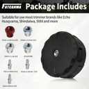 Speed Feed 400 Universal Trimmer Head Kit Compatible with Echo String Trimmer Replacement Parts - Fit for Echo SRM210 SRM225 SRM230 SRM250 SRM260 PAS210 PAS225 PAS230 String Trimmer Models