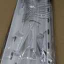 SPACELEAD Slim Storage Cart 3 Tier,Bathroom Organizer Rolling Utility, Mobile Shelving Unit Slide Out for Office, Kitchen, Laundry Room & Narrow Places,White