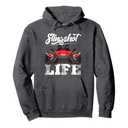 Slingshot Car Drivers Lovers Funny Sling shot Pullover Hoodie Black 2XL