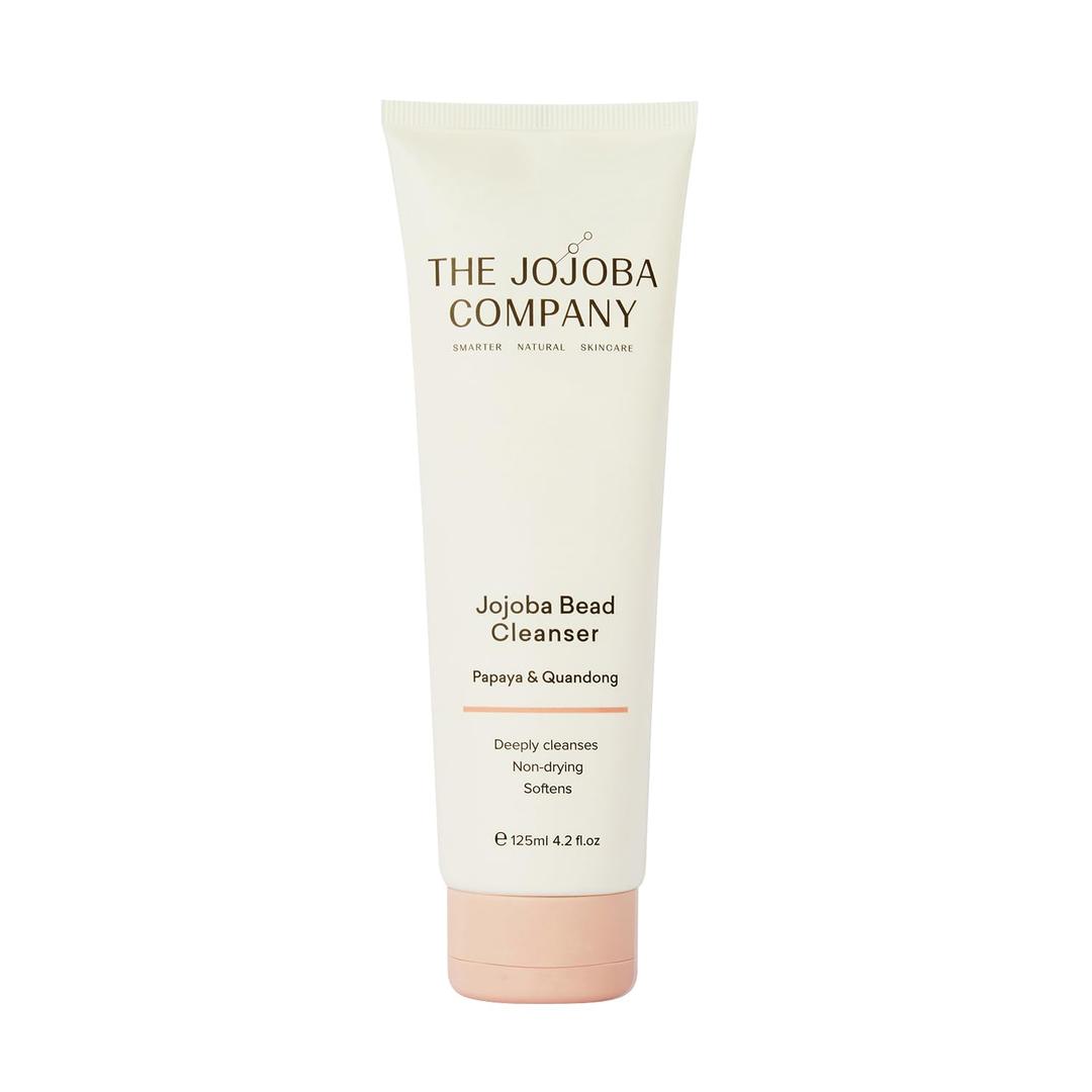 Jojoba The Company Bead Cleanser with Papaya & Quandong Creamy Exfoliating Face Wash for All Skin Types Hydrating & Gentle Daily Cleanser Beads for Smooth, Radiant Skin 125ml
