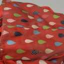 Dog Raincoat Reversible, Single Side Slicker Poncho Adjustable Waterproof Dog Rain Jacket with Leash Hole/Reflective Stripe Hooded Snowproof Windproof Clothes for Small to 3X-Large Dogs, L (Red)