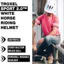 Troxel Sport 2.0 Injection Molded Horse Riding Helmet, Lightweight Adjustable Design, Safety Horseback Riding Gear S