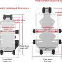 Universal Motorcycle Mount - Phone Mount for Bicycle with Handlebar U-Bolt Base & 10mm Angled Bolt Head Adapter Ball Base