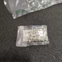 Allb 100Pcs Rondelle Spacer Beads 6mm Silver Plated Czech Crystal Rhinestone for Jewelry Making Loose Beads for Bracelets