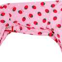 Dog Recovery Suit After Surgery Female Male, Medium Large Dog Neuter Shirt Cone Alternatives Prevent Licking Surgical Onesies (Strawberry, XL)