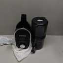 SUSTEAS Cold Press Juicer, 300W, 5.3" Large Feed Chute, 1.5L Capacity, Automatic Feeding, High Yield, Easy to Clean, Ideal for Whole Fruits & Vegetables, Black