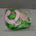 Jenaai 30 Pcs 6 Set Pink and Green Color Inflatable Hat Ring Toss Witch Party Favors Carnival Supply Include 6 Cones 24 Toss Rings for Pink and Green Themed Party Supplies Decoration