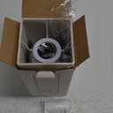 aooshine Brown Small Table Lamp - Bedside Lamp for Bedroom, Minimalist Nightstand Lamp with Square Shade, Desk Lamp for Kids Room (12.8in)