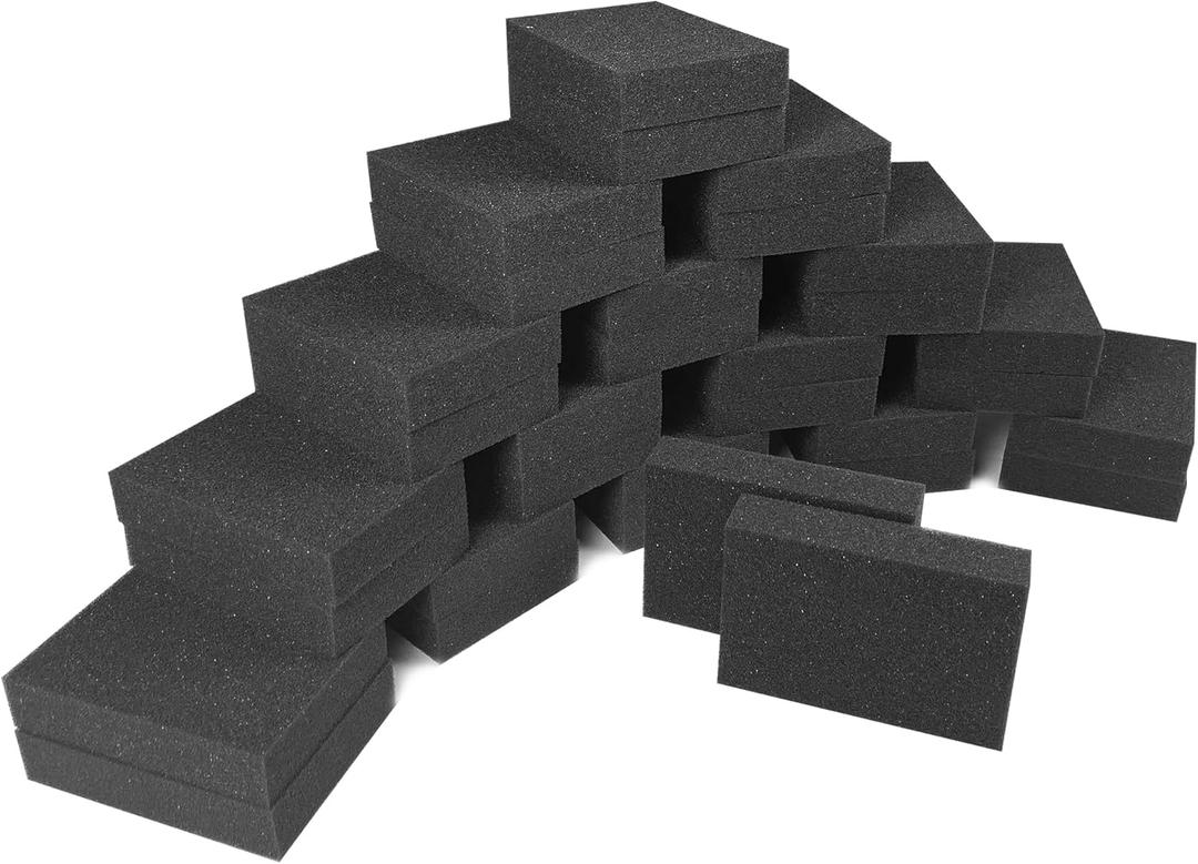 Joewuzun Foam Card Dividers - 11 PCS Multifunction Foam Dividers for Trading Cards Shock Absorbing Foam Block for Sport Playing Game Card Packing Cases and Crafts