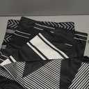 Adabana Set of 4 Outdoor Waterproof Pillow Covers 18x18 Inch Black and White Modern Geometric Decorative Throw Pillows Cover for Patio Furniture Garden Porch