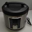 COMFEE' Rice Cooker, Slow Cooker, Steamer, Stewpot, Saut All in One (12 Digital Cooking Programs) Multi Cooker (5.2Qt ) Large Capacity. 24 Hours Preset & Instant Keep Warm, Black/Silver (MB-M25) (12 Presets_10 Cups Uncooked)