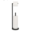 Toilet Paper Holder Stand, Toilet Paper Holder Free Standing, Toilet Paper Stand, Black Galaxy Toilet Paper Storage, Rustproof Bathroom Toilet Paper Holders for 4 Rolls