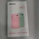 ORGSTA S001 Label Maker Machine with Tape, Portable Bluetooth Label Maker for Home and Office Organization, Thermal Label Printer Mini Sticker Maker with Multiple Templates, Green