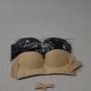 2 Pieces Strapless Pushup Bras Front Buckle Lift Bra Women Upwingsbra Wireless Non-Slip Invisible Front Hook Underwear Bra