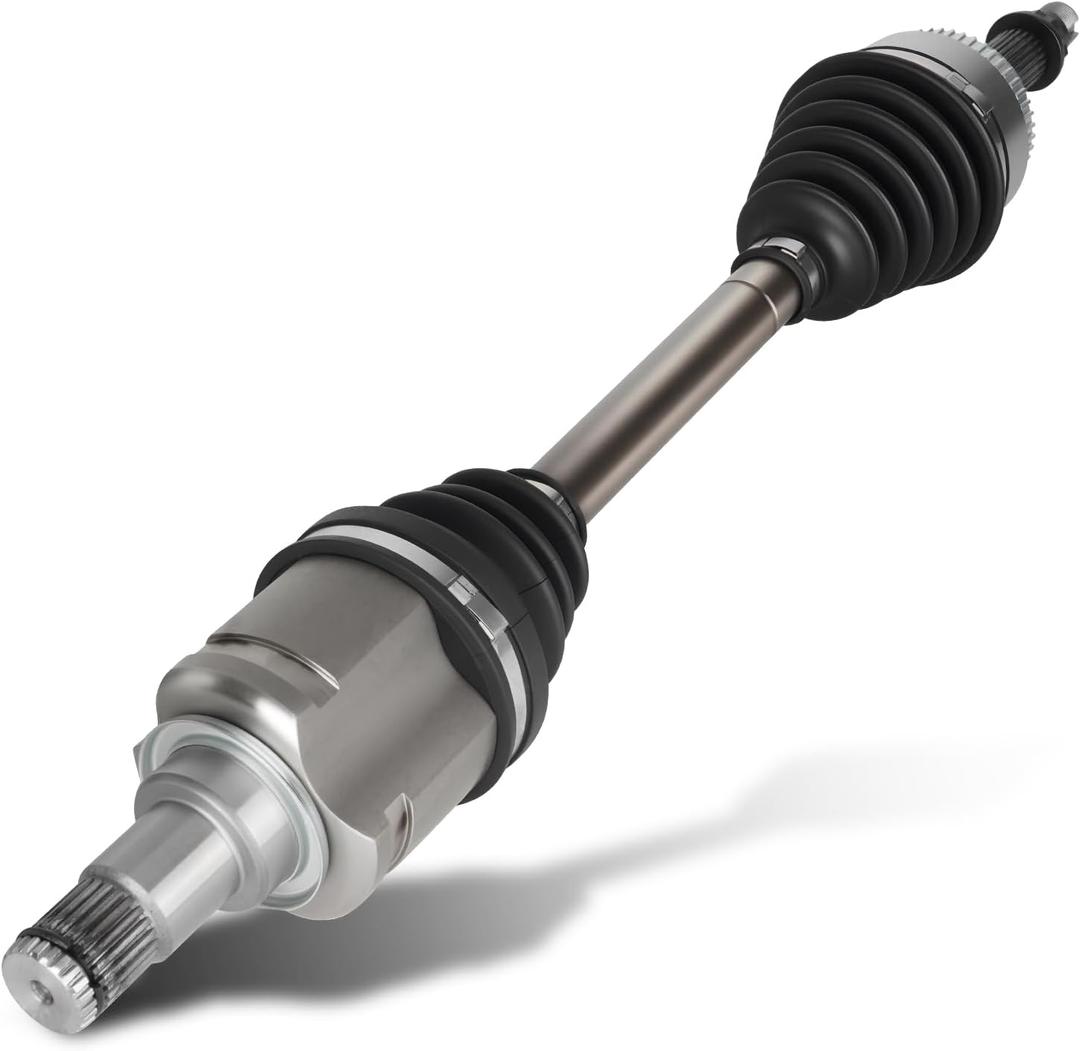 Front Left Drive Side CV Axle Shaft Assembly for Toyota Camry 2.4L (2002-2009, Excl. Hybrid), Solara 2.4L (2004-2008, Manual Trans Only), Highlander 2.4L (2001-2007 FWD, Base Only)  Gas Model Only