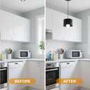 Recessed to Pendant Light Converter Kit - 6 Inch Can Light Conversion, Includes E26 Socket, Mounting Bracket, Round Ceiling Plate & 3D Black Cover