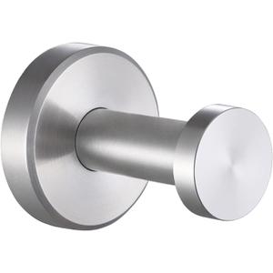 APLusee Brushed Nickel Towel Hook, 304 Stainless Steel Robe Hook for Bathroom, Heavy Duty Hand Towel Hanger Wall Mounted
