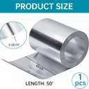 6in x 10ft Aluminum Flashing Roll, Metal Roof Flashing Roofing Panels for Roofing Panels and DIY, Outdoor Gardens,Sealing Windows Doors, Stains Prevention