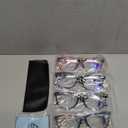 CLASAGA Progressive Multifocus Reading Glasses for Women, Pattern Print Blue Light Block Stylish Ladies Computer Readers (Pattern Design-2)