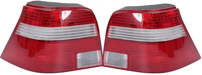 Azoeparts 2X Rear Brake Stop Tail Light Lamp for Volkswagen Golf MK4 1998-2002 (White)