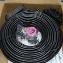 120FT Drip Irrigation System for Garden with 18 Nozzles 360 Adjustable Misting Nozzles, Quick-Connect Design, Ideal for Raised Beds, Lawns, Greenhouses & Outdoor Cooling