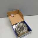 High Pressure Shower Head  AntiClogging Silicone Nozzles  2.5 GPM Removable Restrictor  Easy to Clean Adjustable Replacement  easy to install with Plumbers Tape  6 inch  Classic Chrome Finish