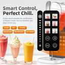 Max 95oz Slushie Machine with 6 Smart Presets, No Ice Needed Frozen Drink Maker for Home, Quick 30-Min Freeze for Slush, Margaritas, Smoothies, Ice Cream & More, Large Capacity Party Slushy Maker