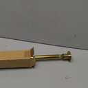 BRIOFOX Industrial Shower Curtain Rod - Rustproof Non-Slip 43-72 Inches, Sunglow Gold