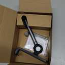 LISEN Cell Phone Stand Phone Holder for Desk Recording Office, Women Office Desk Accessories Gifts PC Gaming Essentials iPhone Stand Gadgets Fit OtterBox Case Switch iPad Air Tablet 4-10 in (BLACK)