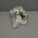 CYANLUX Wedding Bouquets for Bride Bridesmaid Bouquet Champagne White Artificial Roses Flowers for Wedding Valentine's Day Church Home Decoration (White)