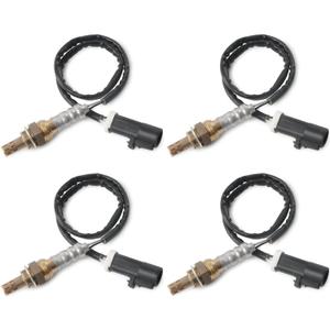 4PCS 15717 Oxygen Sensor Upstream Downstream O2 Sensor Compatible with Ford F150 F250 F350 Ranger Escape Explorer Mustang Foucs Expedition Mazda Lincoln Jaguar Mercury Aston Martin Replace 15716 15718