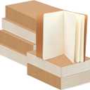 60 Packs Kraft Small Blank Notebooks, Unlined Mini A6 Journals Bulk, Blank Notepads for Kids Student Back to School, Office, Sketching, Drawing, Writing Supplies, 5.5" X 4", 30 Sheets/60 Pages