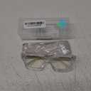 VISOONE Blue Light Blocking Glasses with TR90 Rectangle Frame and Chic Preppy Look for Women Men RIVER (Clear)