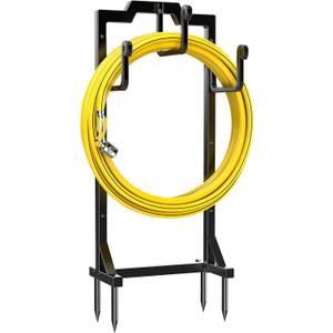 Skycarper Garden Hose Reel Holder Water Hose Hanger Organizer Stand,Black