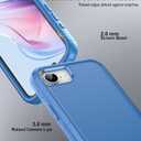 Magnetic for iPhone 17 Case with Blet Clip, Compatible with Magsafe,2X Screen Protector,Military-Grade Protection, Drop-Proof Phone Cover for iPhone 17 6.3 inchs, Blue