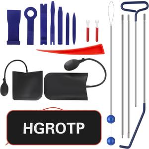 17PCS Stainless Steel Repair ToolsEmergency Tool Kit with Carry Bag