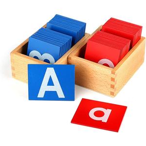 Montessori Sandpaper Letter Learn Alphabet Tractile Learning Phnonics Letter Recognition Pre-Writing Skills Homeschooling Classroom Activities Occupational Therapy Sensory Material Educational Toy