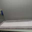 KIMODE Anti Fatigue Kitchen Mats for Floor 2 Piece, Cushioned Farmhouse Kitchen Rugs, Non Slip Kitchen Floor Mats, Comfort Foam Standing Desk Mats for Laundry Office Sink Grey 20"x71"+20"x32"