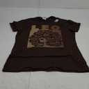 Leo Girl African American Women Melanin Birthday T-Shirt (Small, Brown)