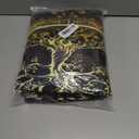 4 Pieces Queen Size Bed Sheet Sets with Pillowcases, Black Sun and Moon Soft Microfiber Bedding for Kids and Adults, Flat, Fitted Sheet for Bedroom Bed Decor