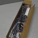 Curtain Rods for Windows 48 to 84-92 inch, 5/8" Matte Black Curtain Rod, Stainless Steel Small Curtain Rods for Bedroom, Living Room,Kitchen,Farmhouse, Outdoor Curtain rod Black