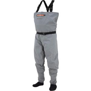 FROGG TOGGS Canyon II Breathable Waterproof Stockingfoot Fishing Chest Wader for Fishing (Large, Gray)