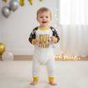 BemeyourBBs Newborn Baby Boy Fall Winter Clothes Infant Romper Jumpsuit