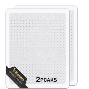 36x48 Inches Plastic Office Chair Mat for Carpeted Floors, Heavy Duty Floor Mat,Eco-Friendly Series Studded Carpet Desk Chair Mats(36 inches X 48 inches- NO Lip with Frame), 36 inches X 48 inches x 1 pc - No Lip with Frame