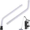 Vacuum Wand Replacement, 2 Piece Aluminum S-Wand Compatible with Proteam Backpack, Commercial Vacuum Parts & Accessories, Also Compatible with Hoover Backpack C2401, Fit 1.5'' Hole