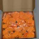 Artificial Marigolds Flowers, 100Pcs Marigold Fake Flowers, Silk Orange Flowers for Day of The Dead, Diwali, Dia De Los Muertos Decoration, Ofrenda Decoration (Orange, 100Pcs)